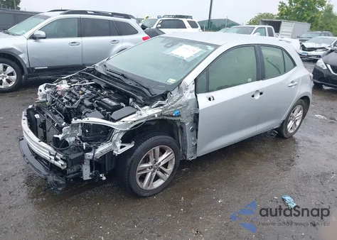 2019 Toyota Corolla Se из США, поврежденный, VIN JTNK4RBE3K3064007